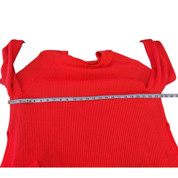 Ralph Lauren Red Cable Knit Crew Neck Quiet Luxury Sweater Shirt Combo Size XL - Picture 9 of 11